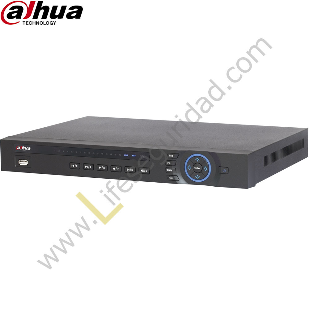 NVR4208 NVR 8CH | Hasta 5MP | TASA Bits 200Mbps | HDMI/VGA | 2 HDD | P2P | ONVIF