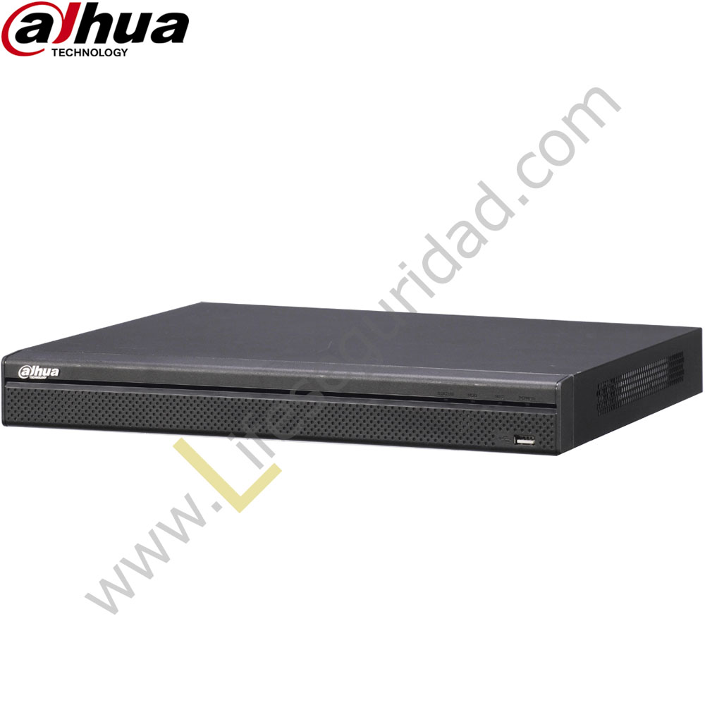 NVR4216-4K NVR 16CH | Hasta 12MP | TASA Bits 256Mbps | HDMI/VGA | 2 HDD | P2P | ONVIF