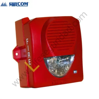 Sirena Estrobo Roja Mircom