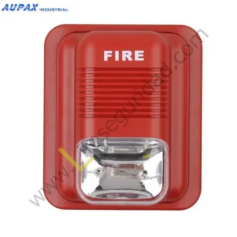 Sirena para alarma de Incendio con Luz LED