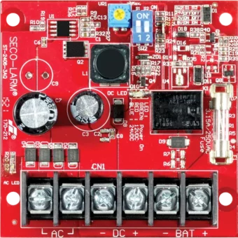 FUENTE DE PODER DE 3 AMP SECOLARM 6/12/24 VDC TARJETA ELECTRONICA