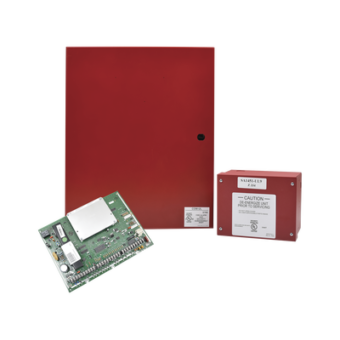 "PANEL HIBRIDO DE INCENDIO E INTRUSIÓN HONEYWELL, HASTA 128 ZONAS CABLEADAS O INALÁMBRICAS, 120 ZONAS V-PLEX, 8 PARTICIONES, COMPATIBLE CON ALARMNET Y TOTAL CONNECT. "