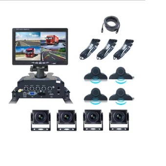 KIT 4 CAMARAS DVR PARA CAMION / SOPORTA DISCO DURO HASTA 2T O MICRO SD HASTA 256GB (NO INCLUIDO) / 1080P / A PRUEBA DE AGUA IP68 / INCLUYE 3 CABLES DE 5 METROS Y 1 CABLE DE 15 METROS