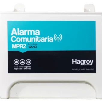 "ALARMA COMUNITARIA MPR-2 Sistema de seguridad para comunidades. • Panel de activación inalámbrica. • Soporta 62 Pulsadores inalámbricos. • Módulo RF (receptor radio frecuencia). • 1 Salida 12V. 3A. DC. • 1 Transformador 220V. (~) a 12 V. • Incluye 1 pulsador 500m. "
