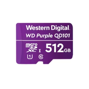 MICROSD 512GB PARA VIDEO VIGILANCIA - PURPLE