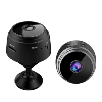 CAMARA WIFI CIRCULAR 1080P / BATERIA INTERNA CON DURACION DE 60 MINUTOS (USO BATERIA EXTERNA OPCIONAL) / NO REQUIERE INTERNET PARA USO / SOPORTE MAGNETICO / AUDIO BIDIRECCIONAL / 43*35*25MM