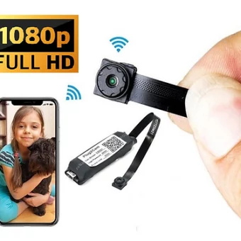 CAMARA INALAMBRICA ESCONDIDA BOTON WIFI / 4K