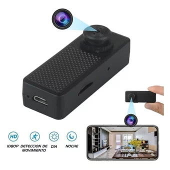 CAMARA INALAMBRICA ESCONDIDA BOTON WIFI / 4K