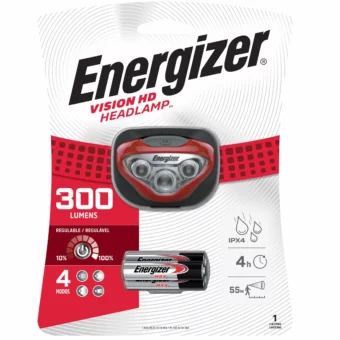 LINTERNA ENERGIZER LED 300LUM MANOS LIBRES VISION