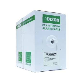 CABLE DIXON DE ALARMA CCA 4X22 AWG CHAQUETA BLANCA X300 MTS