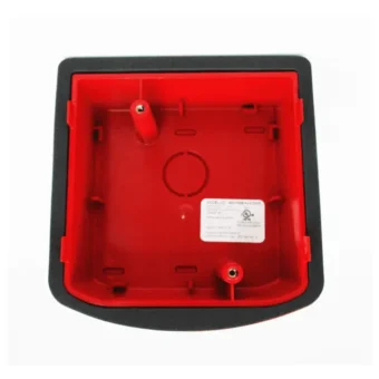 CAJA DE MONTAJE PARA SIRENA CONTRA INCENDIO CON LUZ ESTROBOSCOPICA C/CARCASA ROJA NEMA3R