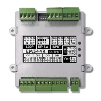 MODULO DE ENTRADA Y SALIDAS MULTIPLES E INTERFAZ DE ZONAS CONVENCIONALES INIM 4 ENTRADAS