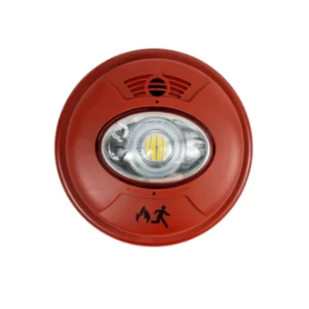 SIRENA CONTRA INCENDIO CON LUZ ESTROBO DIRECCIONABLE PARA INTERIOR EN PARED O TECHO REQUIERE BASE FW901