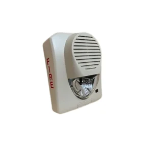Sirena contra incendio con LUZ ESTROBO C/BLANCO PARA PARED MIRCOM