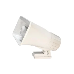 SIRENA BLANCA "TROYA" 12-24VDC 60W 2TONOS, 6 OHM (AMBULANCIA-PATRULLERA) MASTER 12